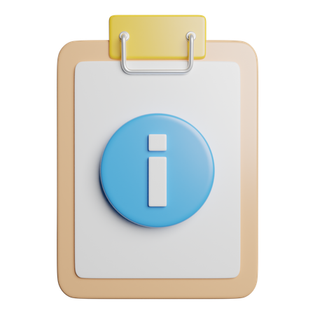 Informação  3D Icon