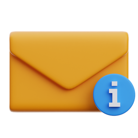 E-mail informativo  3D Icon