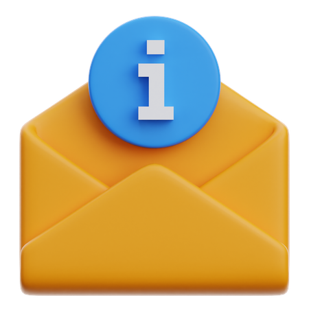 E-mail informativo  3D Icon