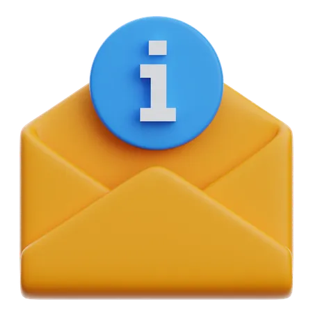 E-mail informativo  3D Icon