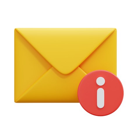 E-mail informativo  3D Icon