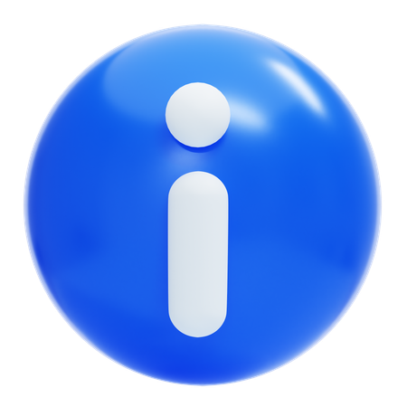 Información  3D Icon