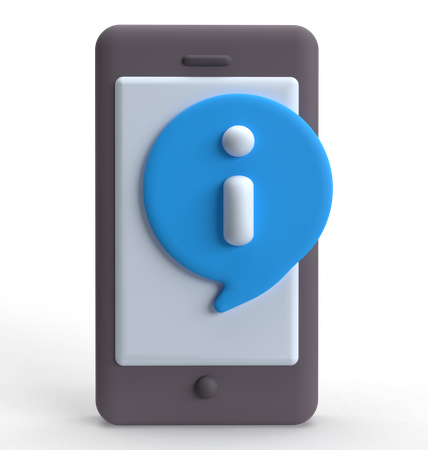 Información  3D Icon