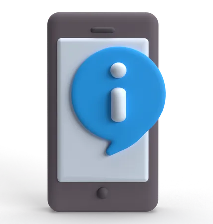 Información  3D Icon