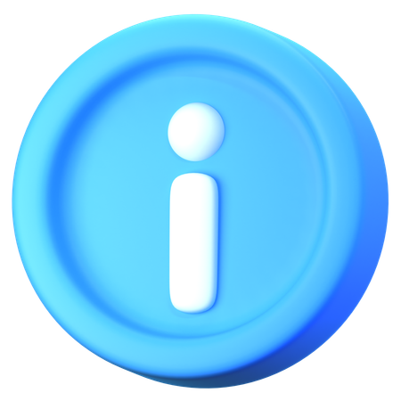 Información  3D Icon