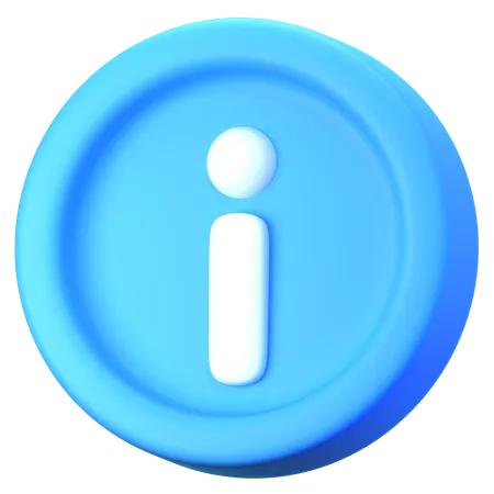 Información  3D Icon