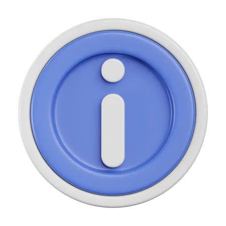 Información  3D Icon