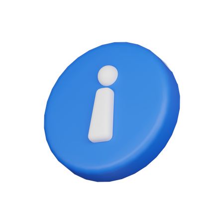 Información  3D Icon