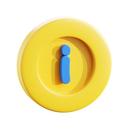 Información  3D Icon