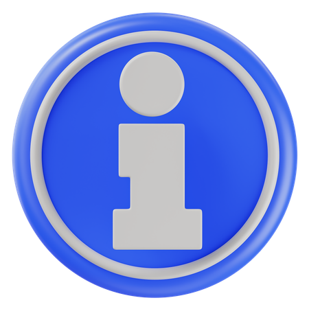 Información  3D Icon