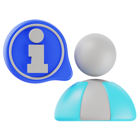 Información  3D Icon