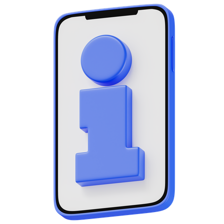 Información  3D Icon