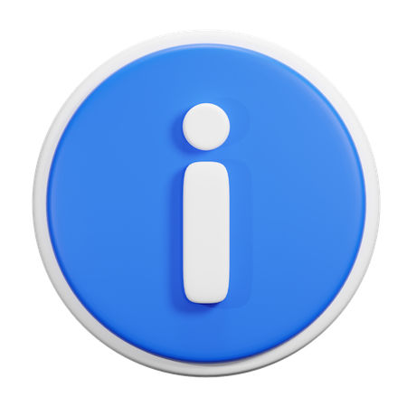 Información  3D Icon