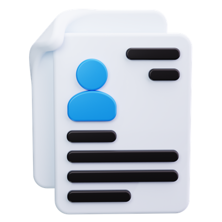 Información  3D Icon