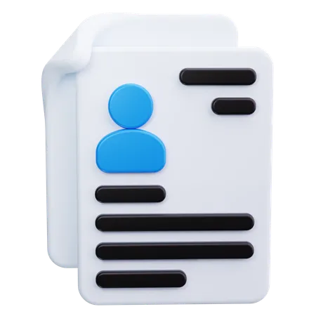 Información  3D Icon