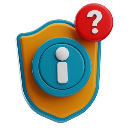 Información  3D Icon