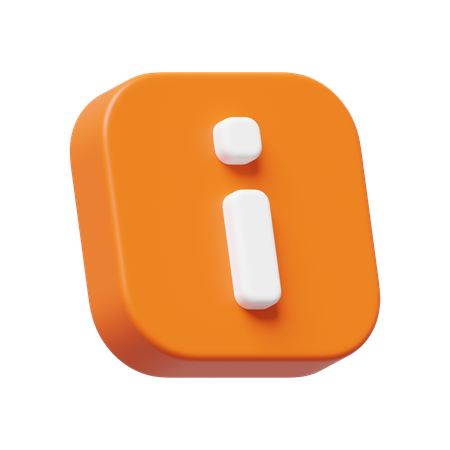 Información  3D Icon