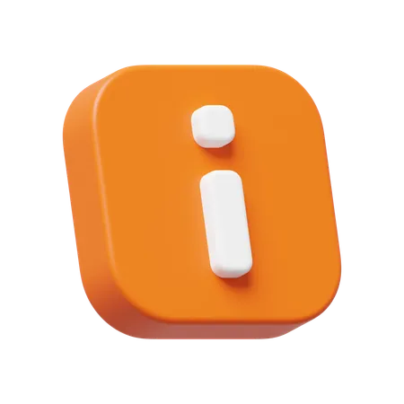 Información  3D Icon