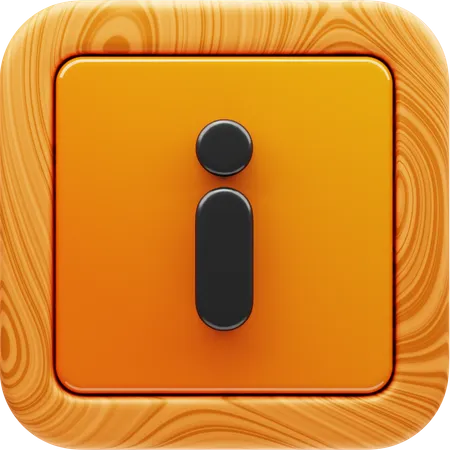 Información  3D Icon