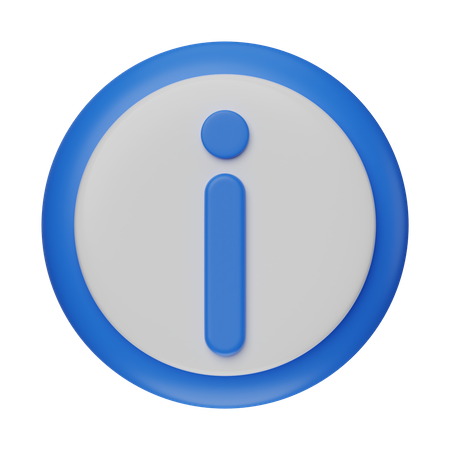 Información  3D Icon