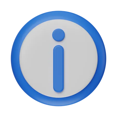 Información  3D Icon