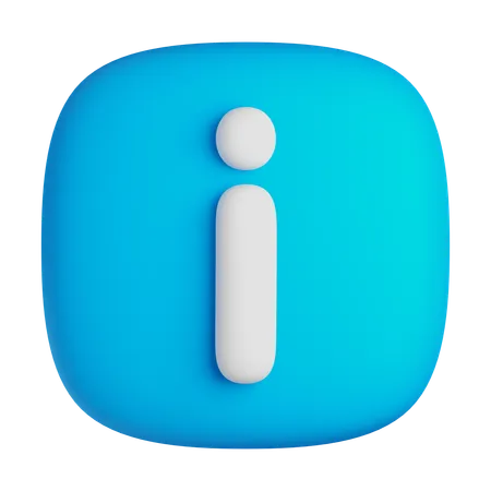 Información  3D Icon