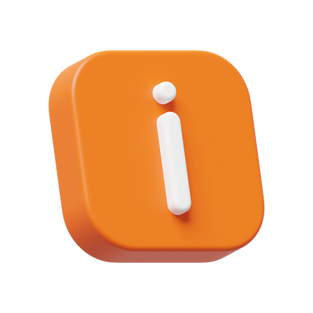 Información  3D Icon