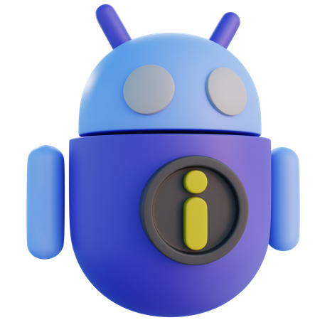 Información de Android  3D Icon