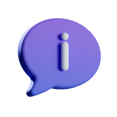 Charla de información  3D Icon
