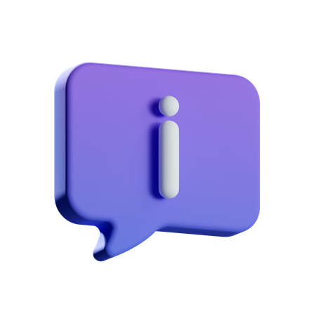 Charla de información  3D Icon