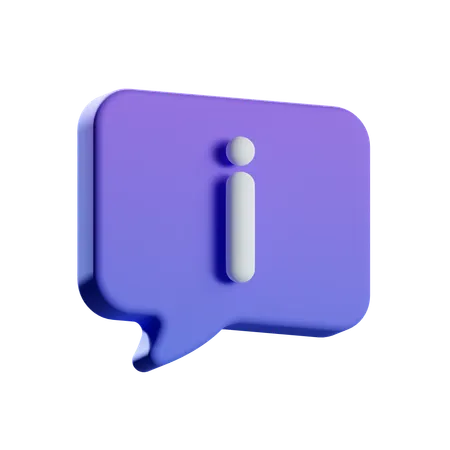 Charla de información  3D Icon