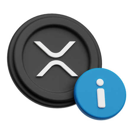 Información sobre la criptomoneda XRP  3D Icon