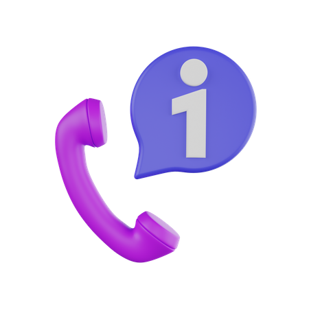 Informações de contato  3D Icon