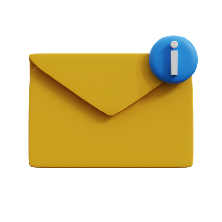 Informações de e-mail  3D Icon