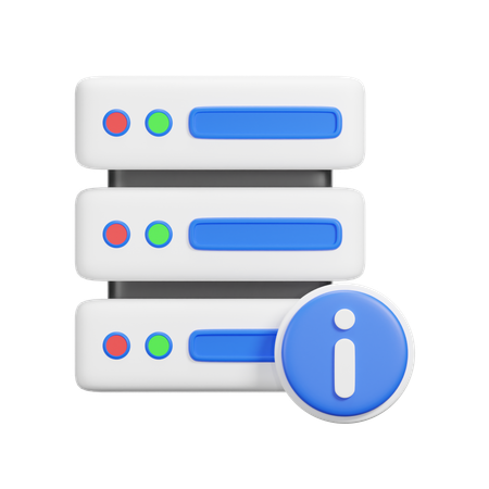 Informação do servidor  3D Icon