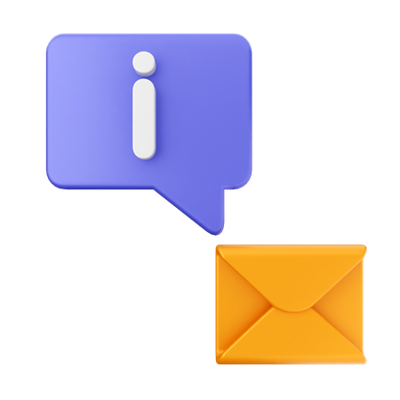 E-mail informativo  3D Icon