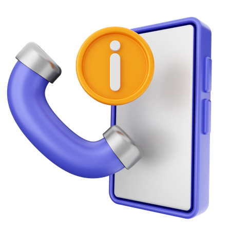 Helpdesk de informações  3D Icon