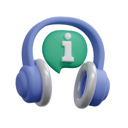 Helpdesk de informações  3D Icon