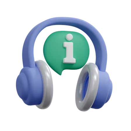 Helpdesk de informações  3D Icon