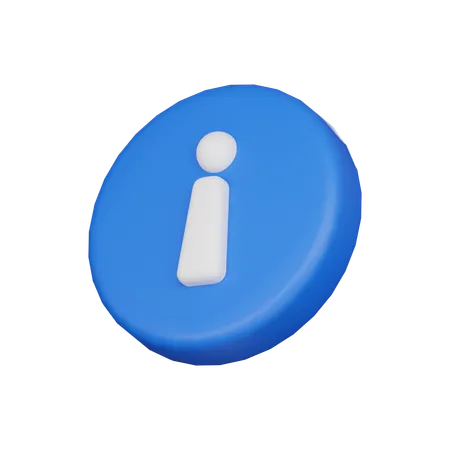 Information 3 D Icon 3D Icon