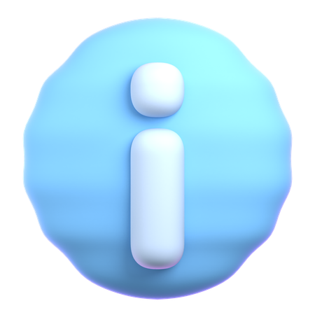 情報  3D Icon