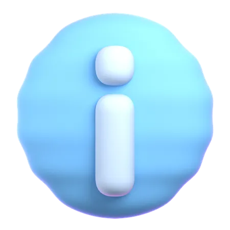 情報  3D Icon