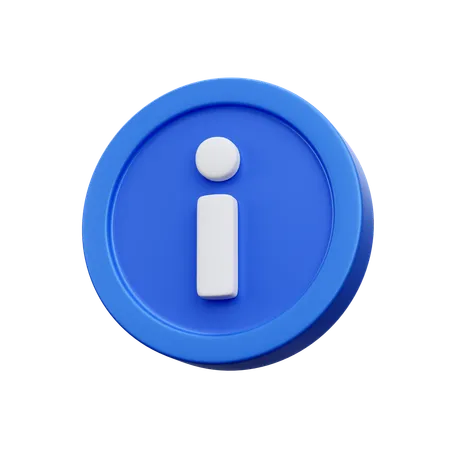 정보  3D Icon