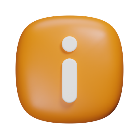 정보  3D Icon