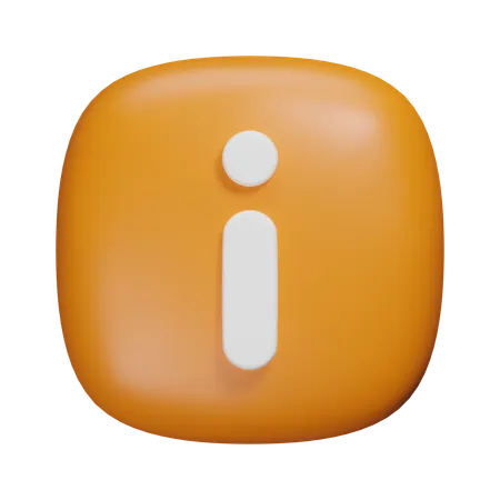 정보  3D Icon