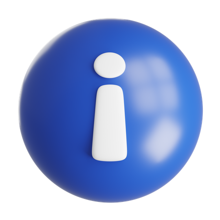 情報  3D Icon
