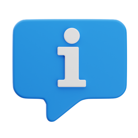 Information  3D Icon