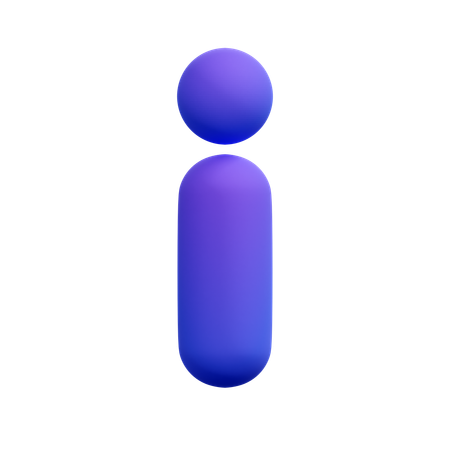 情報  3D Icon