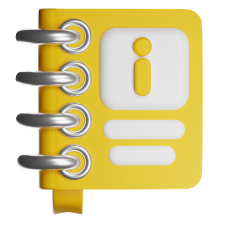 Information  3D Icon