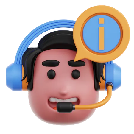 Information  3D Icon